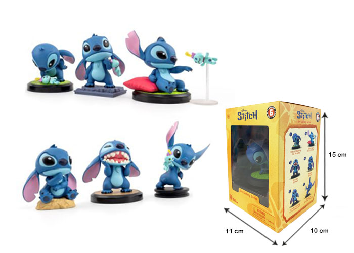 STITCH Hero Box – Stitch 8cm – Art Gallery Series -In box (cm 11 L x 9 P x15 H)  6ass…x12